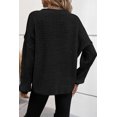 thumbnail image 3 of FOLUNSI Chic Black V-Neck Sweater: Effortless Grace for Every Occasion!, 3 of 8