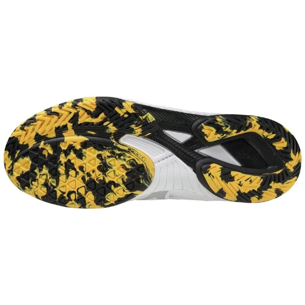 MIZUNO WAVE DRIVE 9 81GA220504 White/Black/Yellow Unisex Table