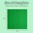 thumbnail image 7 of 6 Pack Classic Baseplates, 10"x10" Building Board Base Plates 100% Compatible with All Major Brands, For Children Over Three Years Old,Green, 7 of 7