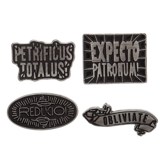 Harry Potter Spell Pin Set of 4