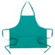 thumbnail image 4 of Delantal Unisex Chef Works Verde Kelly con Tres Bolsillos, 4 of 4