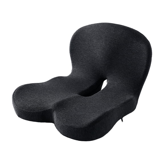 Ergonomic Memory Foam Seat Cushion for Truck Drivers & Office Chairs Home Chair Cushion Car Seat Cushion Desk Chair Non Slip Pad, Sciatica & Tailbone Pain Relief – Non-Slip, Long Sitting Comfort Pad