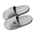 thumbnail image 6 of Mens Slides in Gray, Comfortable EVA Foam House Slippers and Non-Slip Shower Sandals for Indoor Outdoor Use,Size 42, 6 of 6