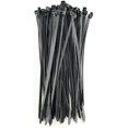 thumbnail image 1 of Bridas de alambre plásticas con cremallera Bridas de nailon negras para cables para cercar, 1 of 5