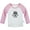 Long Pink Raglan T-shirt, variant on New to the Cousin Crew Funny T shirt For Baby, Newborn Babies T-shirts, Infant Tops, 0-24M Kids Graphic Tees Clothing (Long Pink Raglan T-shirt, 0-6 Months)