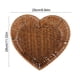 thumbnail image 3 of Cesta de almacenamiento de plástico con forma de corazón con imitación de enredaderas - Cesta para frutas y verduras - Bandeja para bocadillos y dulces - Cesta para pan - Bandeja de almacenamiento mul, 3 of 7