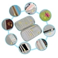 thumbnail image 3 of Tignapoo Versatile Travel Organizer Wallet for Passport and Cards - Compact Black Travel Pouch with Multiple Compartments for Easy Organization of Cash, ID, Tickets, and More, 3 of 6