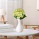 thumbnail image 1 of CaiYueKe Artificial Hydrangea Flowers Fake Silk Wedding Bouquet Centerpiece Home Decor Floral Arrangements for Table Party Church Hotel Decoration Real Touch Lifelike Greenery Bouquets Bulk, 1 of 7