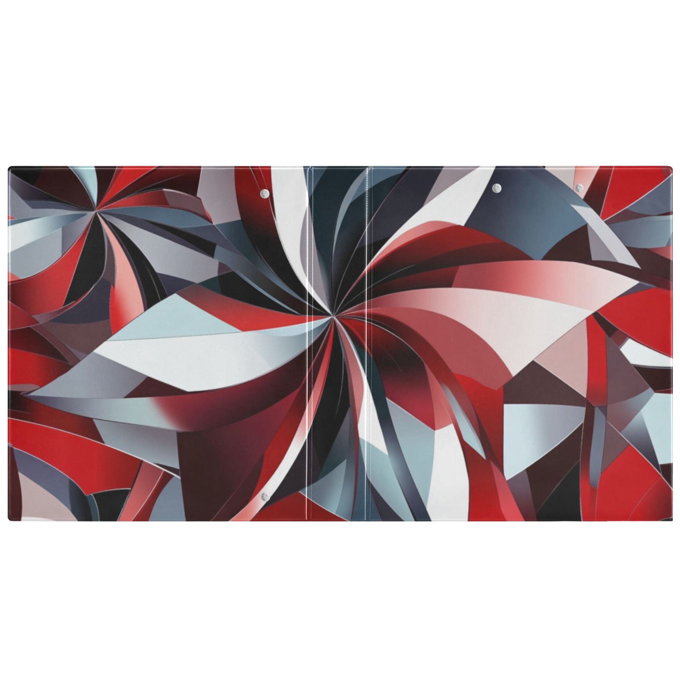 Swirl 3 Ring Binders 1.5 inch Hardcover File Folders with Interior Pockets A4 Size Organizer for School Office Hospital