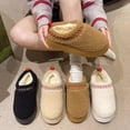 thumbnail image 2 of ZELAND Unisex Thick-Sole Winter Snow Boots - Casual Slip-On Suede-Look Fur-Lined Warm Cotton Shoes, 2 of 11