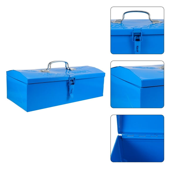 KAJNBN 1Set Small Metal Toolbox for Household Items and Outdoor Activities