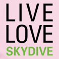 thumbnail image 2 of CafePress - Live Love Skydive Infant Bodysuit - Baby Light Bodysuit, Size Newborn - 24 Months, 2 of 4