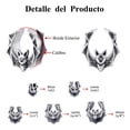 thumbnail image 3 of Piercing Túnel De Acero Para Oreja Perforación De Murciélago, 3 of 10