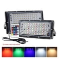 thumbnail image 2 of 50W 100W LED RGB Flood Light IP65 Waterproof Outdoor Reflector Led Spotlight Landscape Lighting With Remote Control, 2 of 7