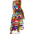 thumbnail image 1 of Vestido sin mangas con montaje de bandera Vestidos de noche para mujer Vestidos de verano para mujer Vestido de cumpleaños, 1 of 7