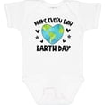 thumbnail image 3 of Inktastic Make Every Day Earth Day with Hearts and Stars Boys or Girls Baby Bodysuit, 3 of 5