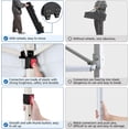 thumbnail image 5 of CRXX  6.6x6.6 Pop Up Canopy Tent with Vent, Easy Set Up Tent, Instant Sun Shelter Canopy with Wheeled Bag, 4 Sandbags, 8 Stakes & 4 Ropes, for Parties, Beach, Outdoor, Blue, 5 of 18