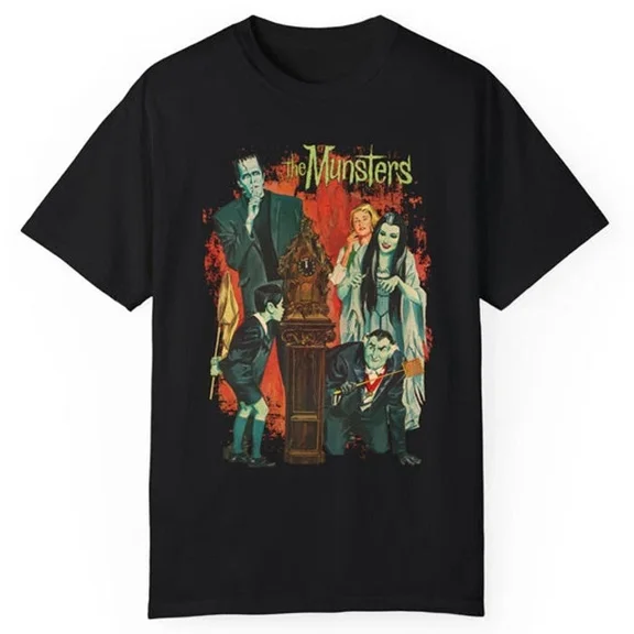 The Munsters Family Funny 90s Horror Movie Unisex T Shirt Gift for Fan S-5XL