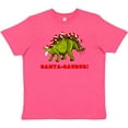 thumbnail image 3 of Inktastic Santa-saurus Christmas Dinosaur Youth T-Shirt, 3 of 5