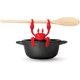 thumbnail image 1 of Red the Crab Kitchen Spoon Rest - Soporte para espátula para ollas y encimeras - Resistente al calor y sin BPA - Utensilios de cocina de silicona antideslizantes JM, 1 of 5