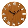 thumbnail image 1 of Reloj de pared de madera 30 cm para oficina Sunnimix Reloj de pared para sala de estar, 1 of 7
