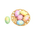 thumbnail image 2 of BESTSKY 6PCS Jumbo 6-Inch Glitter Easter Eggs - Reusable Foam Decor with Tangle-Free Hangers for Trees/Mantels (Indoor/Outdoor Safe) Multicolor, 2 of 4