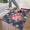thumbnail image 4 of Pioneer Flower Floral Print Pattern Door Rugs,Washable Non Slip Door Mats Indoor,Decorative Door Mats,Entry Mat Indoor for Entrance,Bedroom,Kitchen,Bathroom,17"x30", 4 of 6