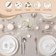 thumbnail image 3 of Uxcell 8 Pcs Manteles Individuales Redondos Tejidos, Mantel Lavable de 4.3 Pulgadas Resistente al Calor Decorativo para Mesa de Comedor de Cocina Encimera, Gris/Khaki, 3 of 7