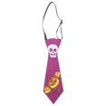 thumbnail image 4 of Halloween Party Necktie Lightweight Cloth Scarf Unisex Pumpkin Skull Design Cosplay Accessory for Masquerade Holiday Events, 4 of 4