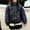 Navy, variant on Kids Hooded Lightweight Quilted Jacket Girls Wave Stitch Short Padded Winter CoatNavy 5-6 Years