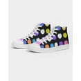 thumbnail image 3 of Glow up Gear Dots Women's Hightop Canvas Shoe, 3 of 8