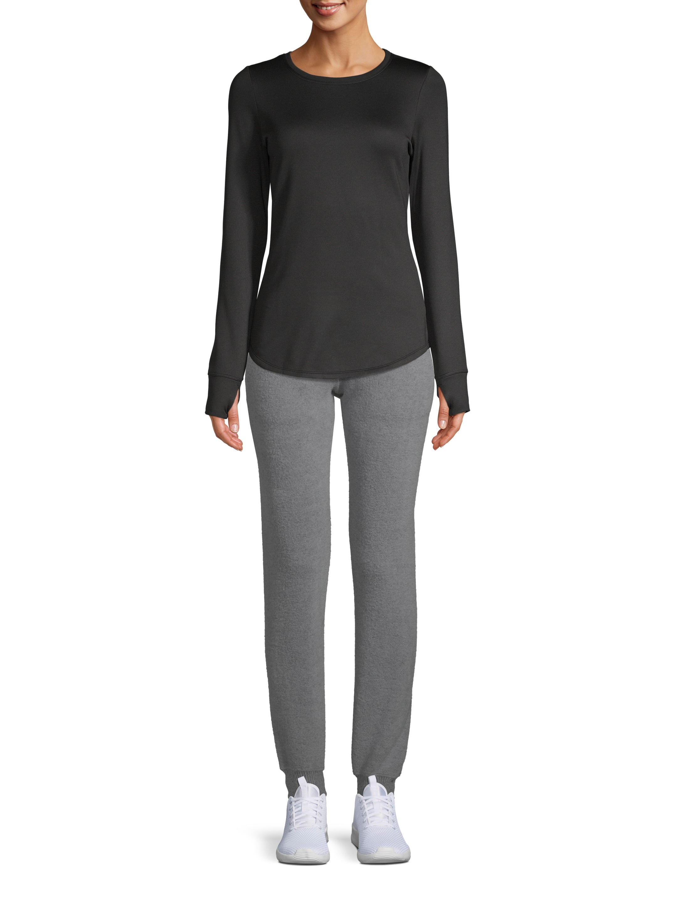 ClimateRight by Cuddl Duds Women's Thermal Guard Base layer Crew Neck Top, Sizes XS to 4X