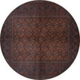 thumbnail image 1 of Ahgly Company Indoor Round Persian Light Blue Traditional Area Rugs, 6' Round, 1 of 4