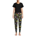 thumbnail image 3 of Saved by the Bell Women's and Women's Plus Sleep Joggers, 3 of 6