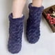 thumbnail image 3 of Zapatos de invierno para niños y niñas, gruesos, cálidos, de tubo alto, antideslizantes, de algodón, para interior, de felpa, para el hogar, botas de plataforma, 3 of 4