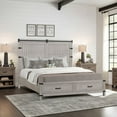 thumbnail image 2 of Miekor Furniture Bridgevine Home Alexandria Queen Storage Bed, Mountain Mist Finish 77822, 2 of 6