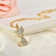 thumbnail image 4 of Collar de gato jinwen plata para niñas, 4 of 7