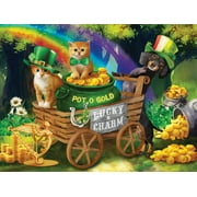 SUNSOUT INC - Lucky Charms - 300 pc Jigsaw Puzzle by Artist: Tom Wood - Finished Size 18" x 24" St. Patrick's Day - MPN# 28933