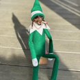 thumbnail image 5 of Vacaciones navideñas 2023Muñeco elfo Decoración navideña Regalo para niños Juguete de peluche sorpresa Reideer de vacaciones Elfos Colores verdes, 5 of 5
