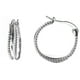 thumbnail image 2 of Fiudx Pendientes Exagerados, Joyas con Gemas Brillantes y Cierre de Clip, Elegantes Accesorios de Aleación para Las Orejas, Perfectos para Bodas, Aniversarios y Cumpleaños, Un Look Elegante para El D, 2 of 6