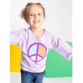 thumbnail image 2 of Garanimals Toddler Girl French Terry Graphic Sweatshirt, Sizes 12M-5T, 2 of 7