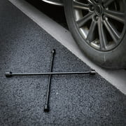 Hyper Tough Heavy Duty Lug Wrench Carbon Steel Tire Iron 16-inch, Black