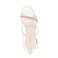 thumbnail image 2 of XYD Women Gorgeous Ankle Strap Sandals Open Toe Pearl Heels Pumps Wedding Evening Shoes Size 10.5 White, 2 of 4