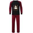 thumbnail image 7 of Odeerbi Christmas Pajamas for Family Holiday Plaid Long Sleeve Family Christmas Pajamas Matching Sets Dad Merry Christmas Print Parent-child Suit Two-Piece Sleepwear Xmas PJs Set Red, 7 of 7
