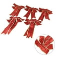 thumbnail image 6 of Bow Decoration Christmas Bow Decoration Christmas Ornament Cloth 25Cm 5 Pcs Gift, 6 of 8