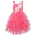 thumbnail image 1 of Robe Fille Jupe à Volants Pastèque Fleur Danse Balle Princesse 7 Ans, 1 of 6