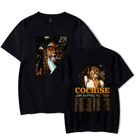 Cochise Why Always Me Tour 2025 Tshirt Casual Fashion Short Sleeve Unisex Tees Tops