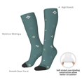 thumbnail image 5 of Knee High Socks for Men and Women, Lattice Pattern No.909 Althletic Compression Socks, Support Long Tube Socks for Outdoor Sport, Calf Socks, High Stockings for Women Men, 5 of 7