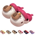 thumbnail image 4 of MDUKONU Toddler Boys Girls Garden Clogs Cartoon Slides Shoes On Slipper Water Sandals for Little Kids Hot Pink, 4 of 9