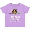 thumbnail image 3 of Inktastic Mimi Loves Me Girls Owl Girls Toddler T-Shirt, 3 of 5